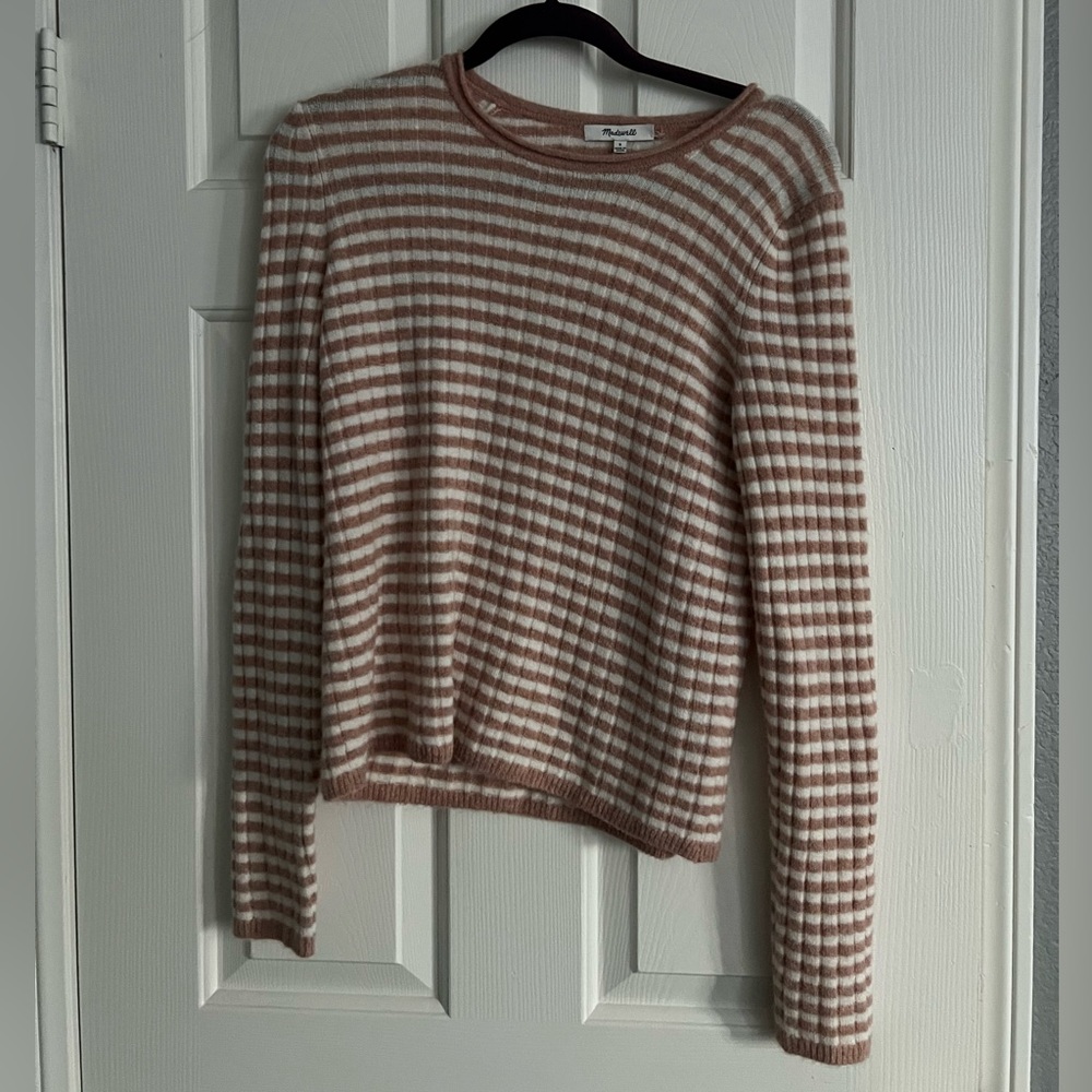 Madewell striped sweater 🤍